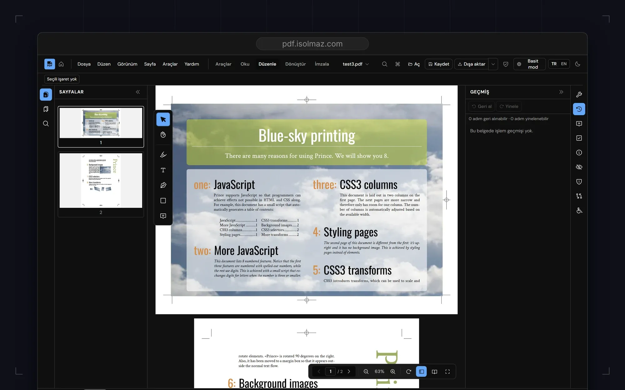 PDF editor