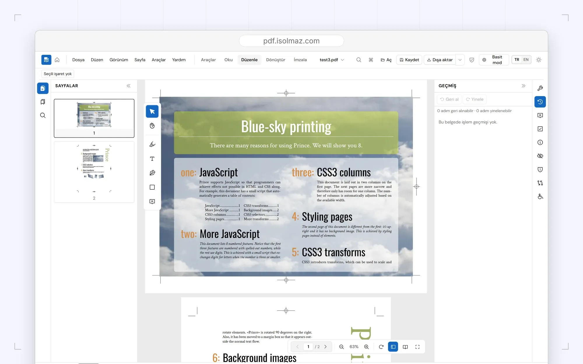 PDF editor