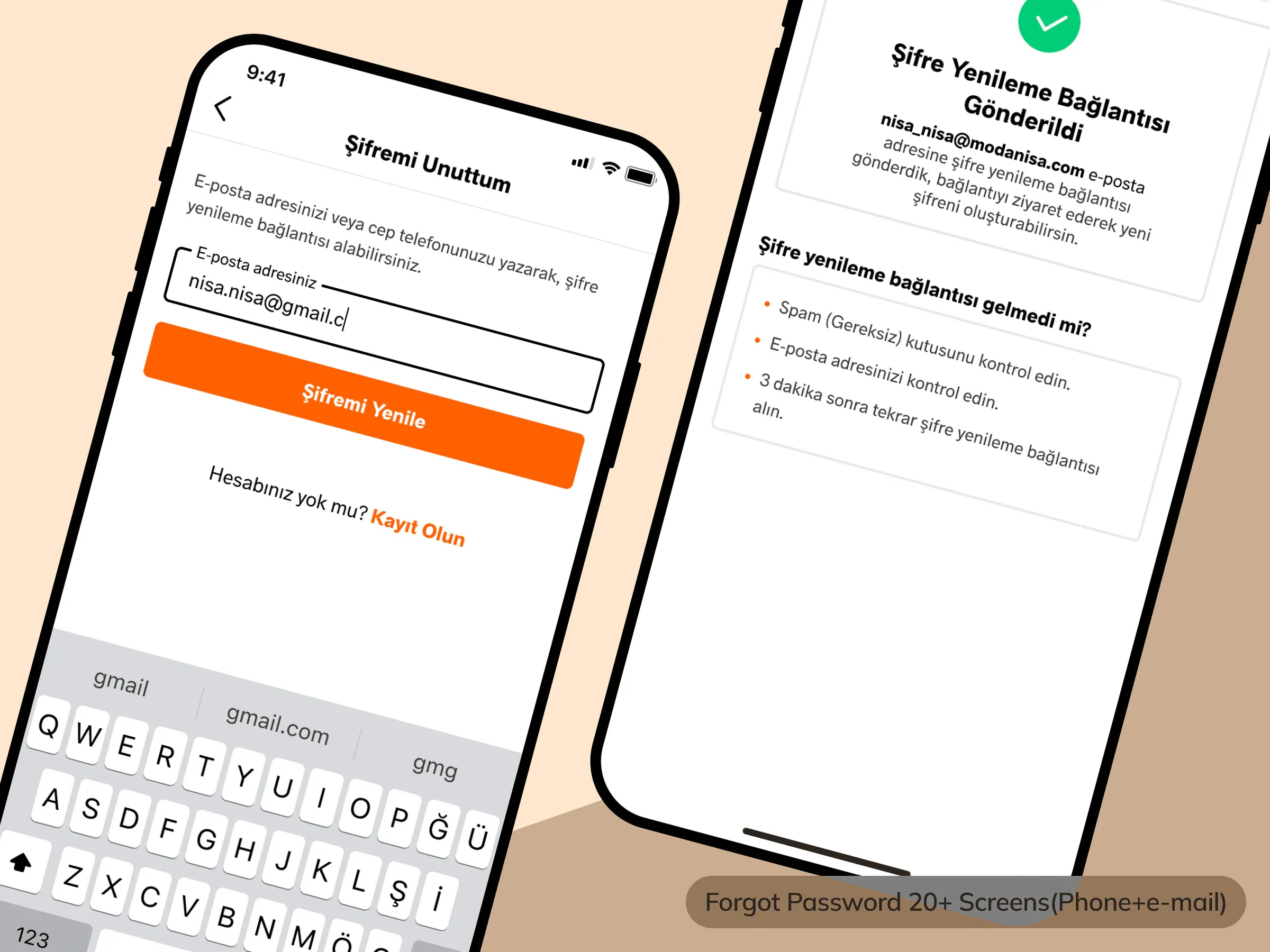 Forgot password flow