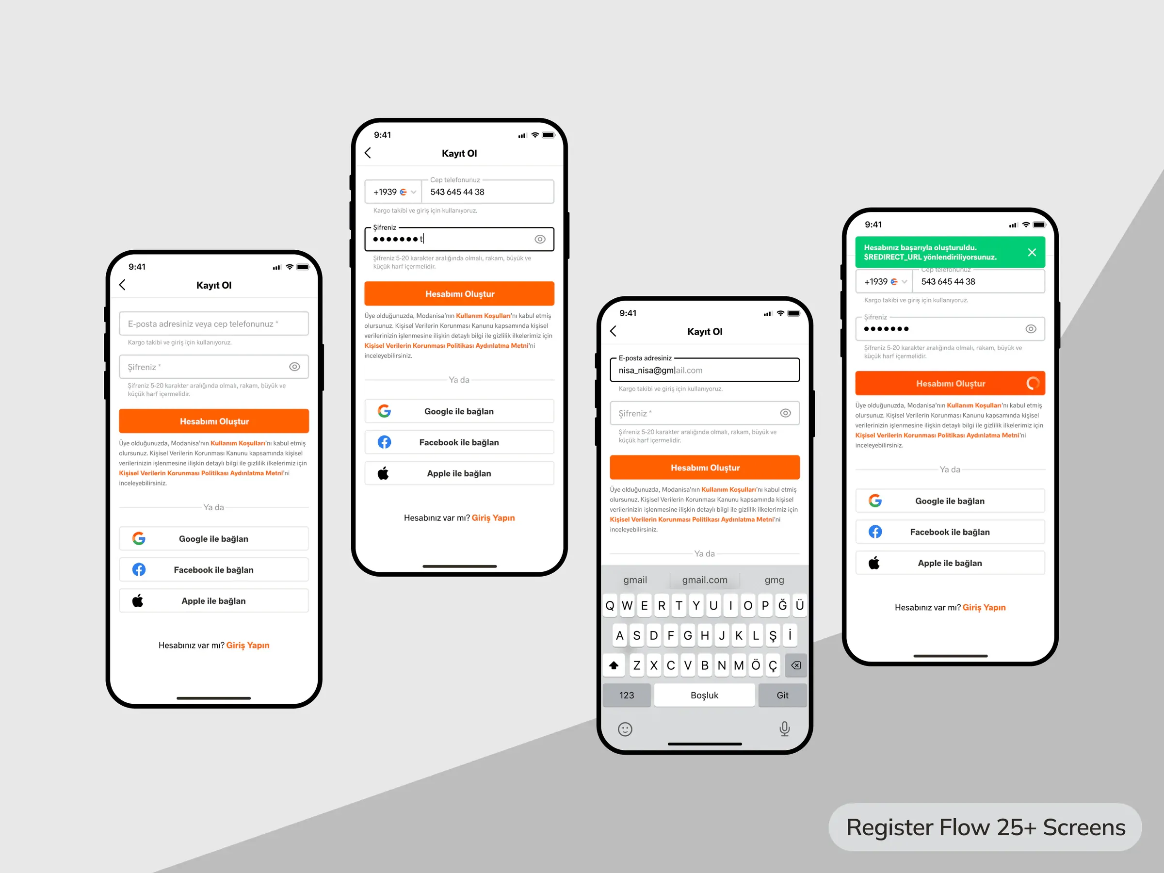 Sign-up flow