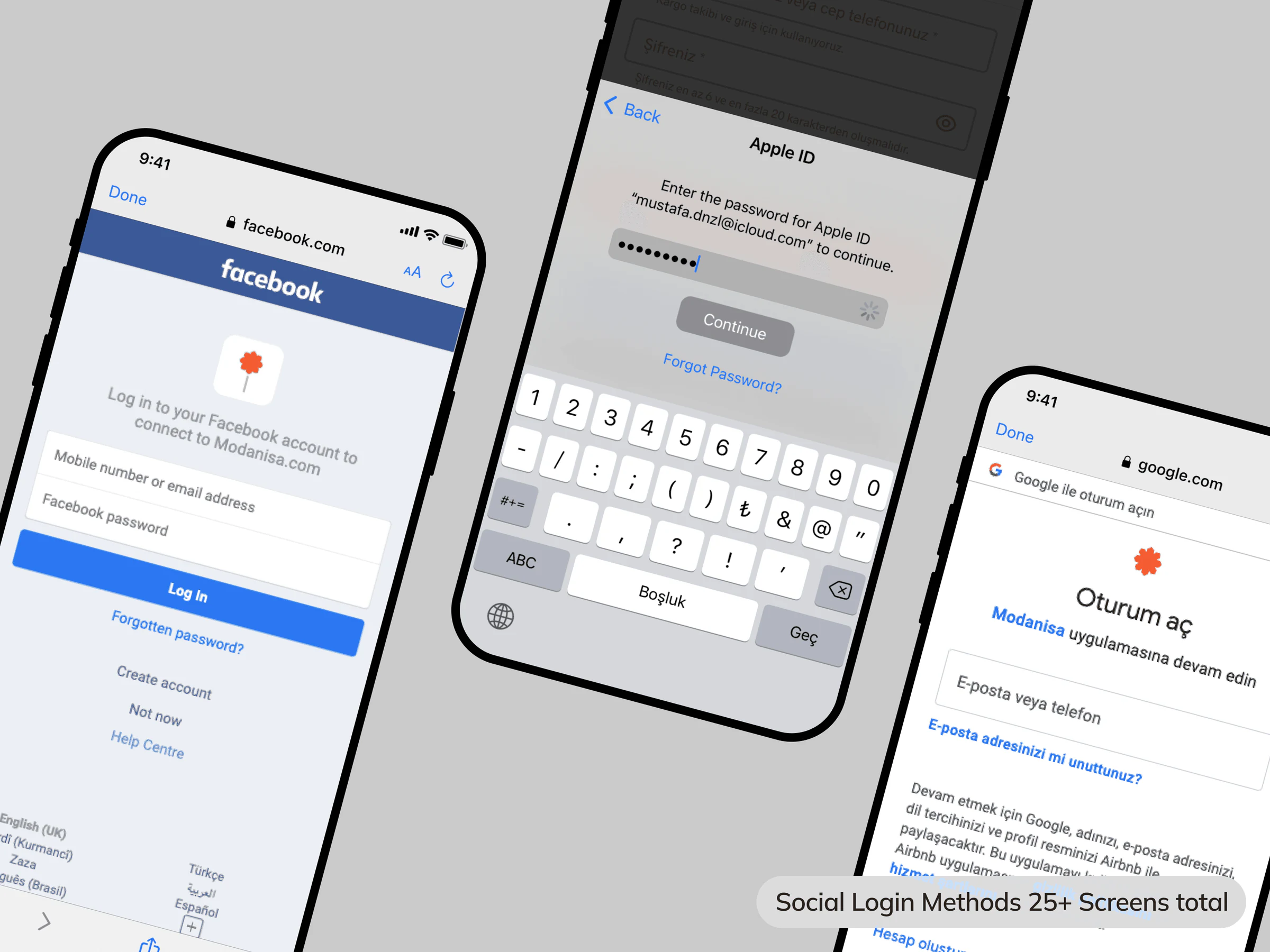 Social media login
